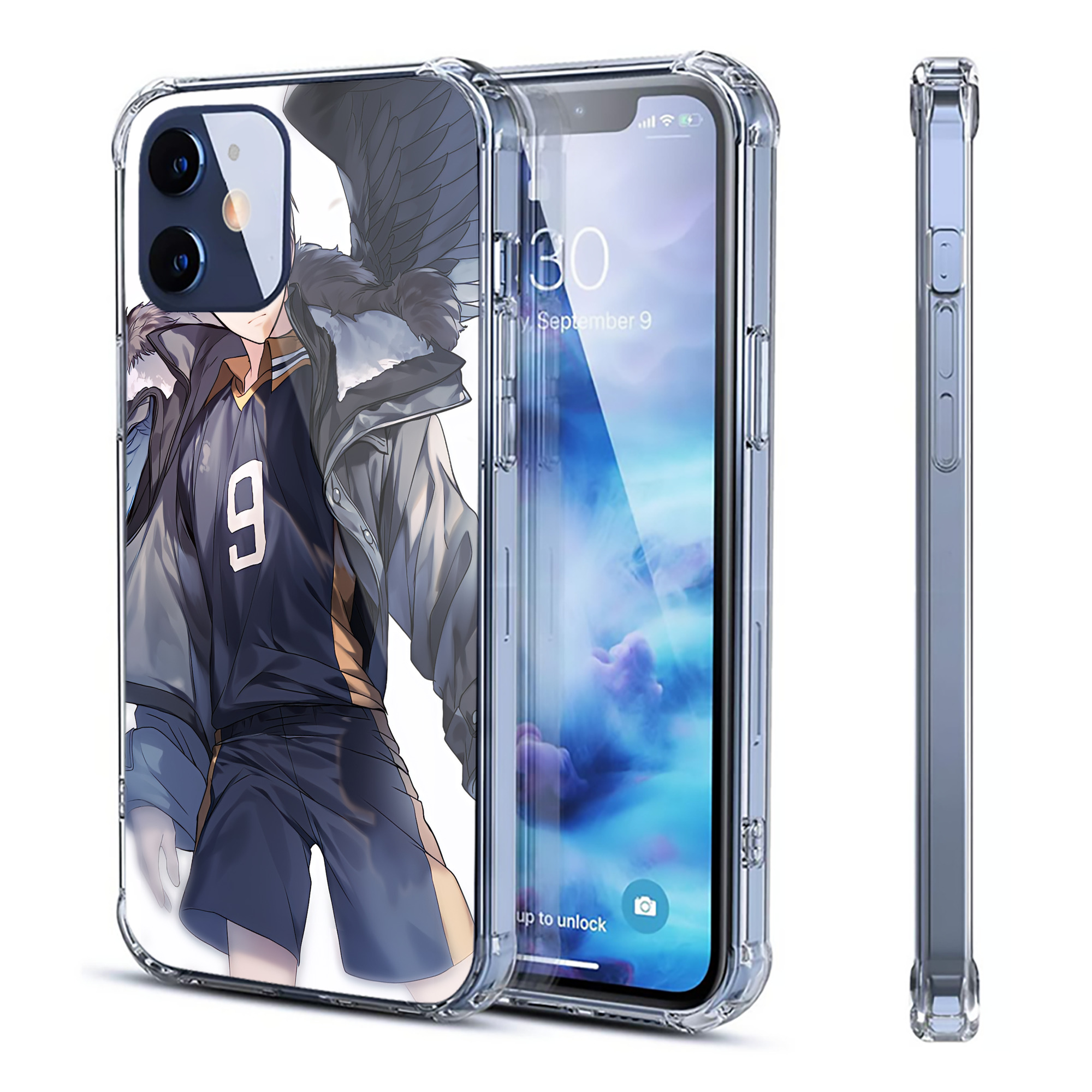 （画像用） ハイキュー!! Haikyu!! 【iPhone 12シリーズ対応】透明スマホケース（クリアソフトケース）